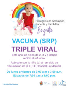 Lee más sobre el artículo VACUNA (SRP) TRIPLE VIRAL